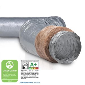 Gaine PVC souple isolée diamètre 80 longueur 10m